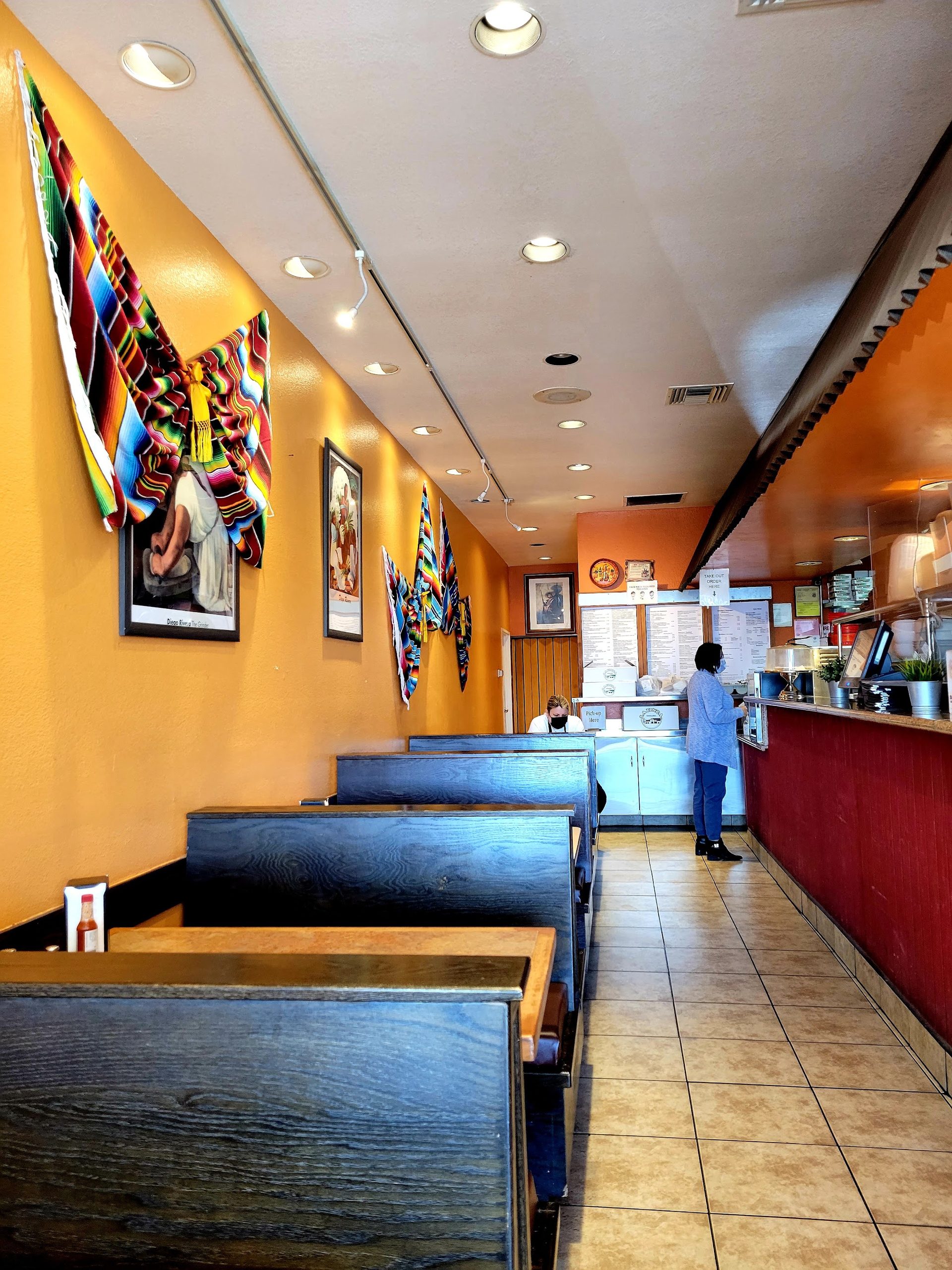 A neighborhood taqueria on San Pablo Avenue