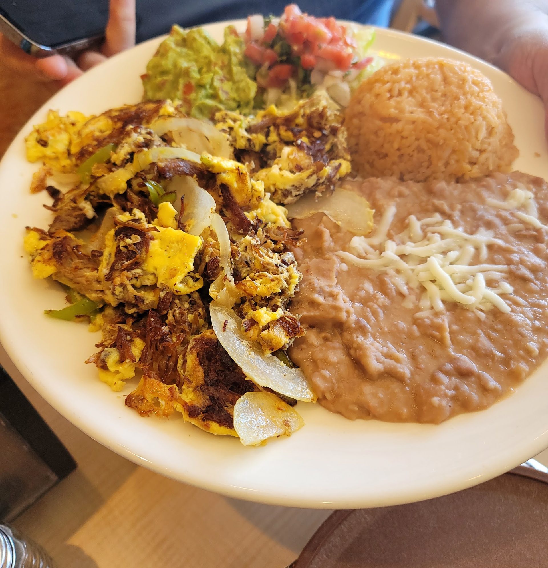 Machaca con huevos